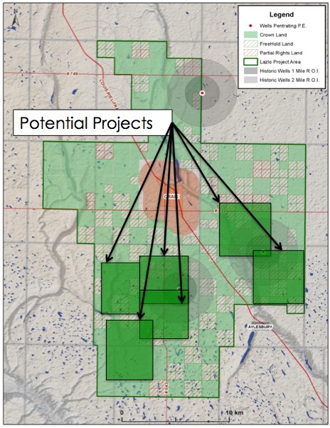 Lazlo Area potential projects